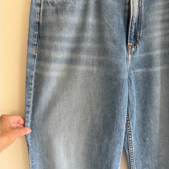 rag & bone Logan Mid Rise Wide Light Weight Zip Fly Women's Jeans SZ 31 - Picture 6 of 16